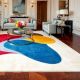 Handcrafted Color Block Abstract Modern Living Rug